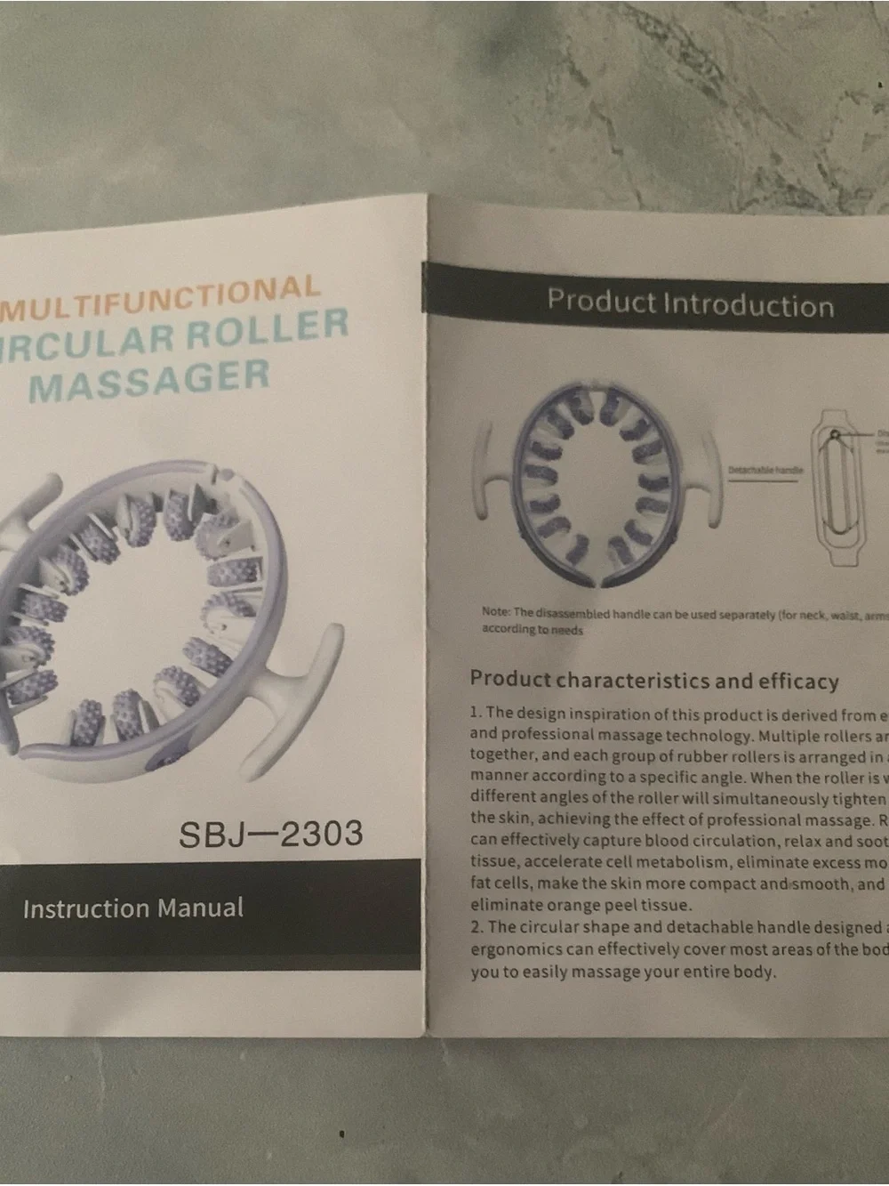 Multifunctional Purple Cellular Roller Massager - Brand